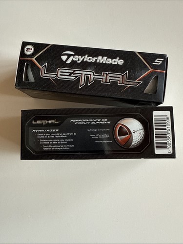 TaylorMade Lethal Golf Ball 6 Balls 2 Pack 5 Layer Technology - Picture 4 of 5
