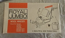 Jumbo Royal Wool Winder Yarn Bobbin Winder With 3 Cones