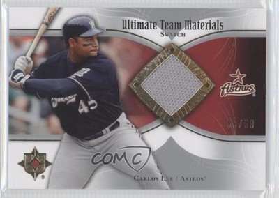2007 Ultimate Collection Team Materials Swatch 9/50 Carlos Lee #UTM-CL 2v9