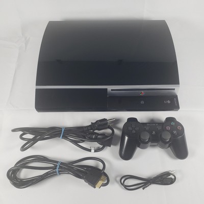 Sony Playstation 3 PS3 Fat Console 80GB Bundle With Cords and OEM Controller