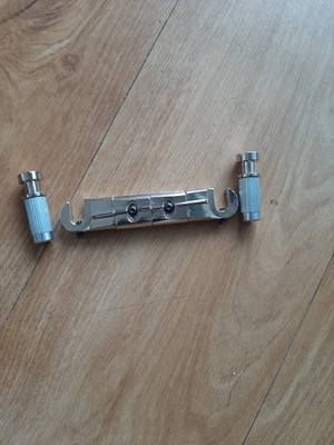 Wilkinson Gotoh Chrome Adjustable Wraparound Guitar Bridge Tailpiece TP-3690-010