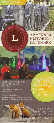 2019 Laurel Hill Cemetery Philadelphia PA Travel Brochure National Landmark