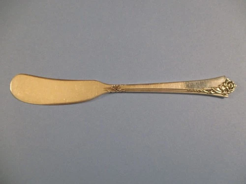Towle sterling Rambler Rose flat handle butter knife spreader