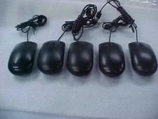 Lot Of 5 Dell 049PRO 3-Button Optical USB Wired Mouse with Scroll Wheel
