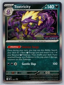 Toxtricity 017 Mega Evolution Black Star Promo