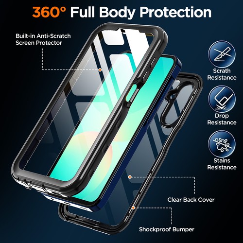For Samsung Galaxy A54 A32 A16 A15 A53 A33 Case Waterproof Shockproof Heavy Duty - Picture 23 of 96