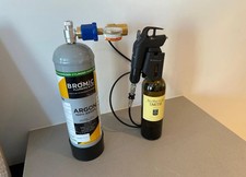Adaptador de vino de argón cilindro desechable Europa/Australia/M10 a 21,8-1/14