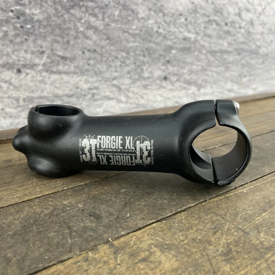 3T Forgie XL Threadless Stem 31.8 mm 1-1/8 Steerer Black 100 110 Road MTB Alloy - Image 2 of 4