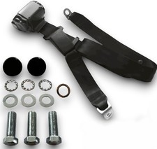 Safety Belt Buckle Dreipunkt Rear 30 cm Seat Belt Lock Black for Mercedes W12