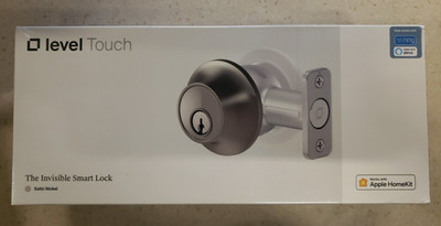 Level Touch Keyless Smart Door Lock Satin Chrome Satin Nickel
