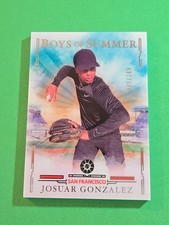 2025 Josuar Gonzalez /249 ROOKIE RC Panini Boys Of Summer #53 Base