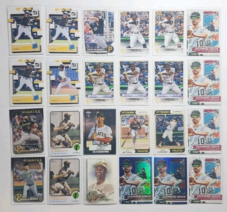 Lote de cartas de Pittsburgh Pirates (80) (todos los novatos/insertos/paralelos) Foto 2 de 4