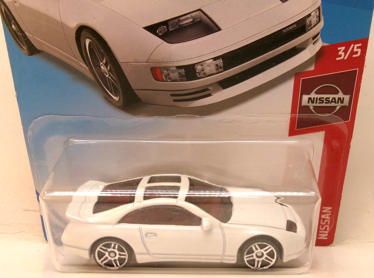 2019 HOT WHEELS 1:64 HW NISSAN 3/5 WHITE NISSAN 300ZX TWIN TURBO