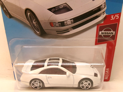 2019 HOT WHEELS 1:64 HW NISSAN 3/5 WHITE NISSAN 300ZX TWIN TURBO