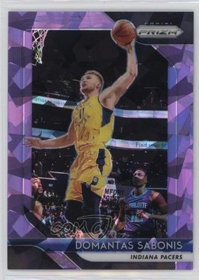 2018-19 Panini Prizm Purple Ice Prizm 112/149 Domantas Sabonis #174 hg6
