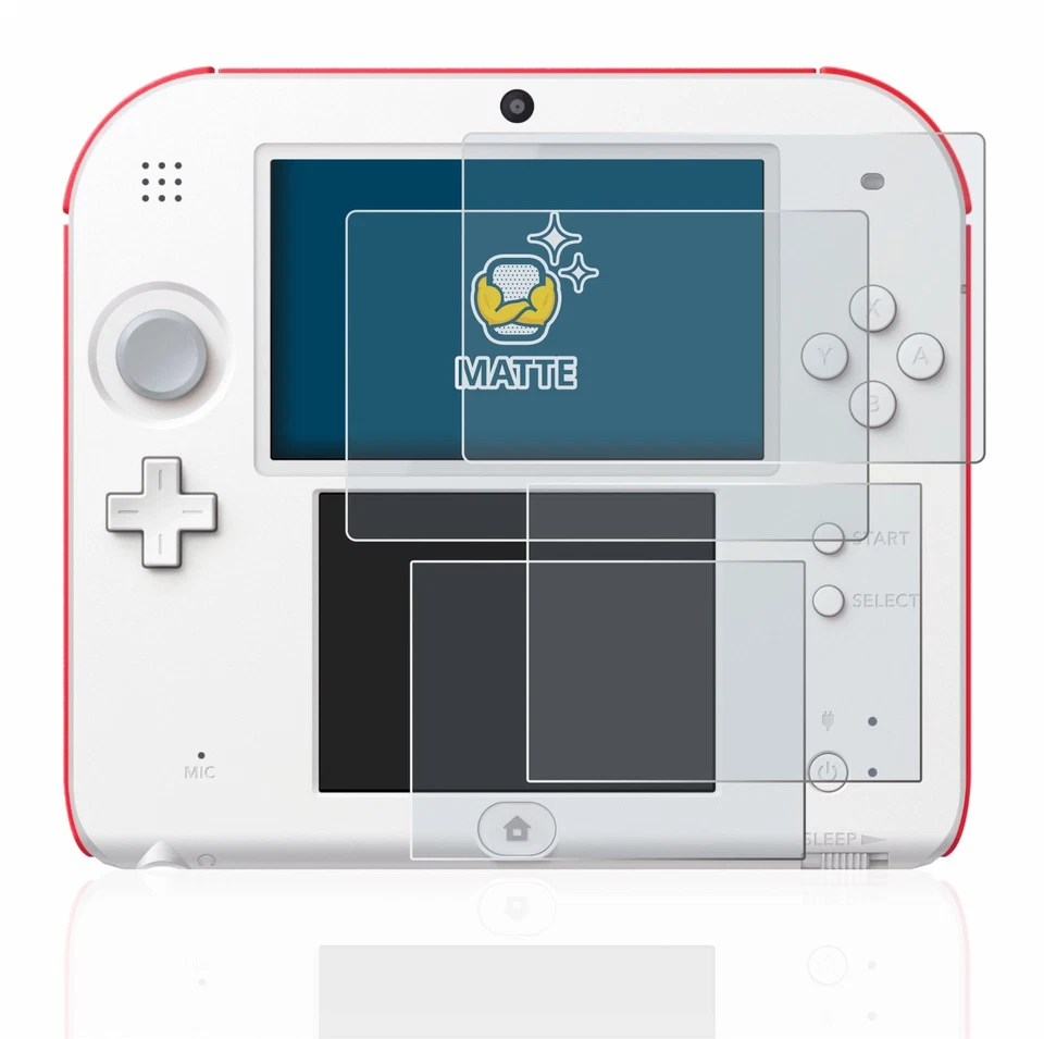 2 Pièces Anti-Reflets Protection Ecran pour Nintendo 2DS Film Protecteur Mat - Photo 2/4