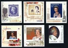 Canada Stamps — Set of 6 — 2012 Queen Elizabeth II / Diamond Jubilee #2513-8 MNH