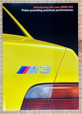 1994 BMW M3 COUPE E36 BROCHURE / SALES SHEET USA  ---  FREE SHIPPING