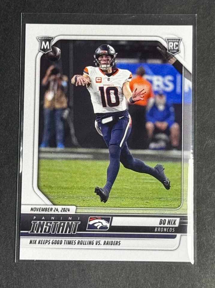Panini Bo Nix #173 RC 2024 Denver Broncos Foto 3 de 4