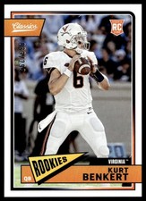 2018 Panini Classics Kurt Benkert Rookie 033/299 Virginia Cavaliers #211