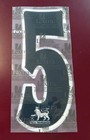 Official Premier League EPL Lextra Black Number 5 1997-2007