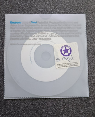 UK CD Promo  ''Vivid'' Electronic (Bernard Summner/New Order/Johnny Marr)