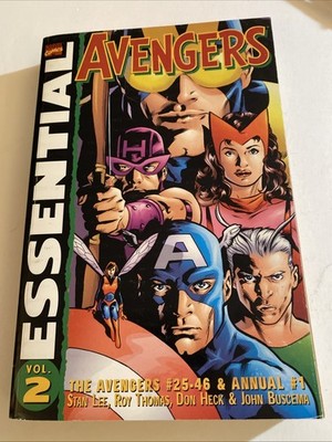 Essential Avengers Volume 2: Among Us Walks a Goliath by Stan Lee Avengers 25-46