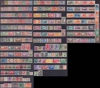 Morocco Stamps 1891 1930s Five Pages of Mint Stamps & Sets Few Used Mixed Con