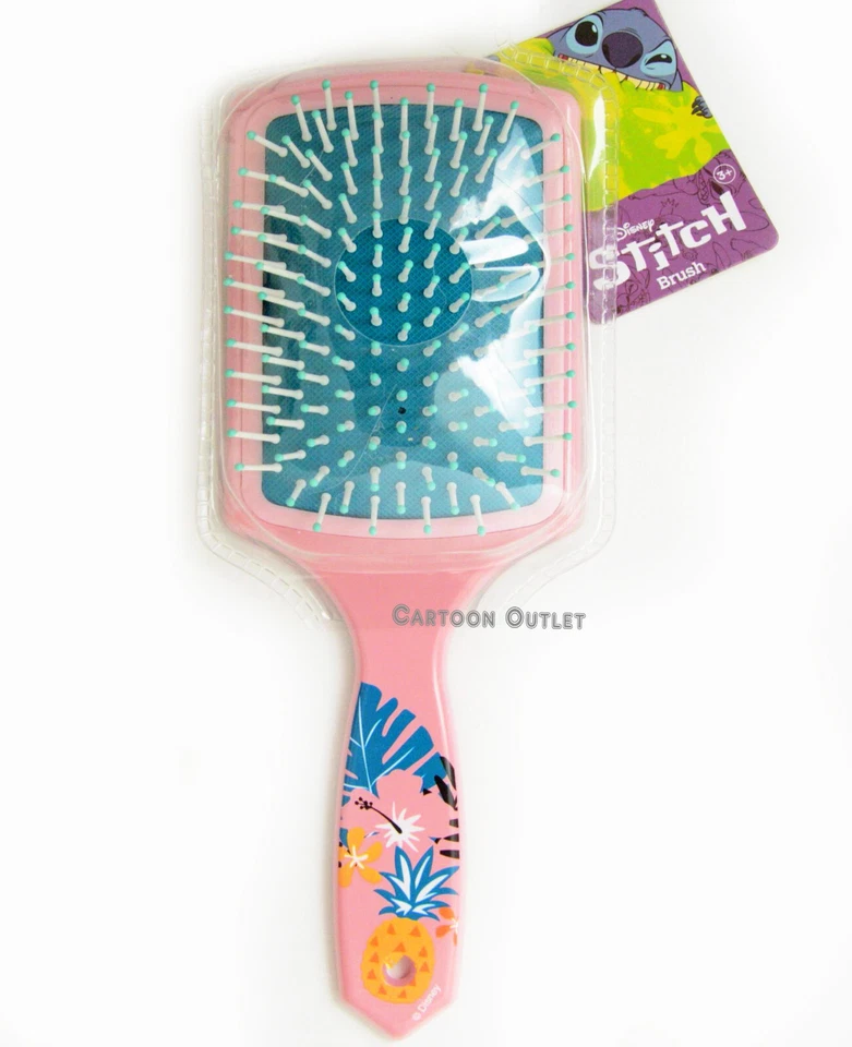 Disney Lilo & Stitch Cepillo de Pelo Paleta Grande Rosa Mujeres Niñas Regalo de Cumpleaños Nuevo Foto 2 de 4