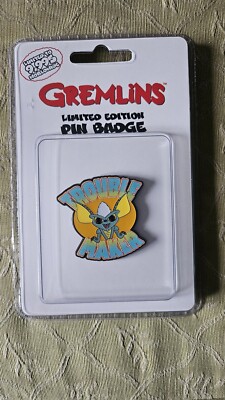 GREMLINS LIMITED EDITION EMAILLE PIN ANSTECKER TROUBLE MAKER