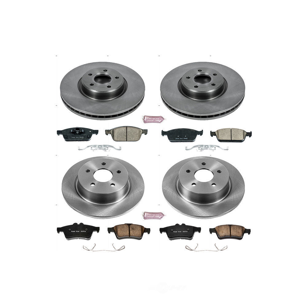 PowerStop Brake Kit | 1998–1999 Cadillac DeVille (KCOE4870)