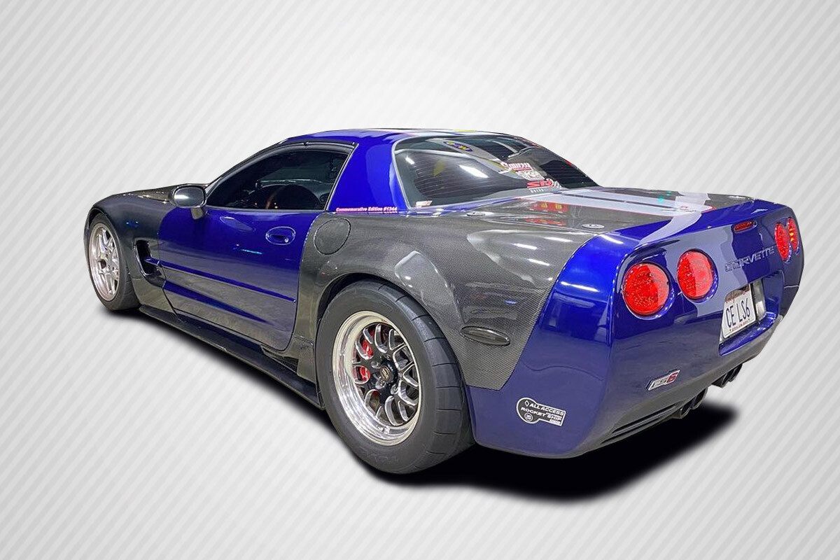 Carbon Creations ZR Rear Fenders for 97-04 Corvette C5 Convertible