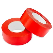 72 Rolls Red Carton Sealing Tape 2" x 110 Yards Box Shipping Moving Tape 2 Mil