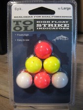 6 Pk Eagle Claw Strike Indicators - 3/4 Size ...
