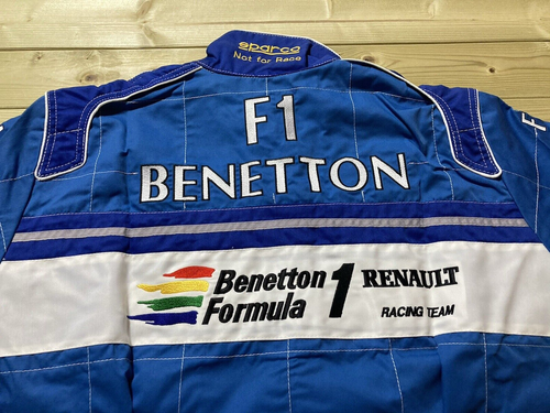 Chaqueta Sparco Benetton Fórmula 1 Renault Racing Team Talla M Azul Italia De Colección - Imagen 21 de 24