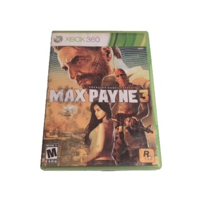 Max Payne 3 (Microsoft Xbox 360, 2012) No Manual Tested Read Description Please 