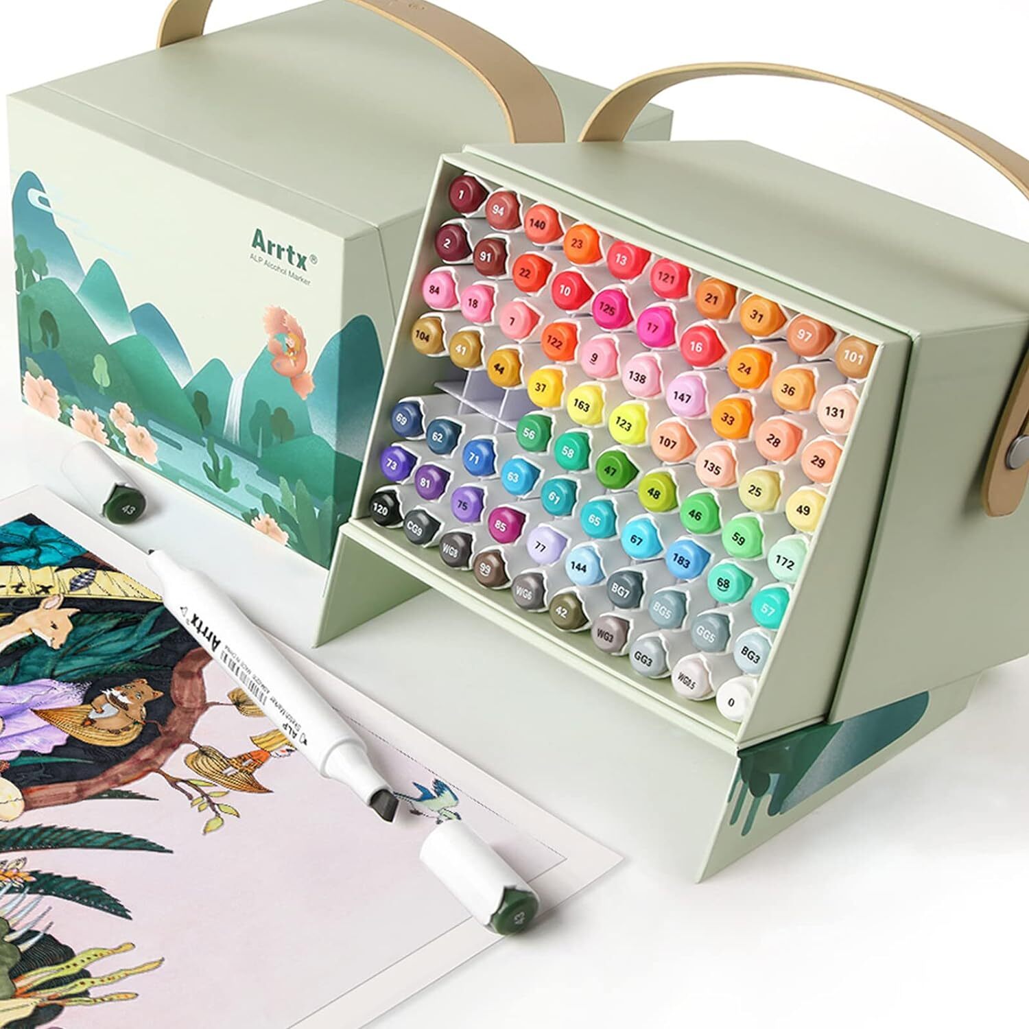 Dual Tip Art Markers Professional Set
