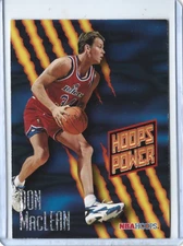 1995-96 NBA Hoops Don MacLean Hoops Power Insert Card 🏀Washington Bullets🏀