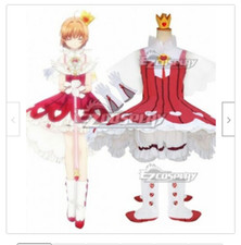Cardcaptor Sakura Clear Card Sakura Kinomoto Dress Party Girls Cosplay Costume"