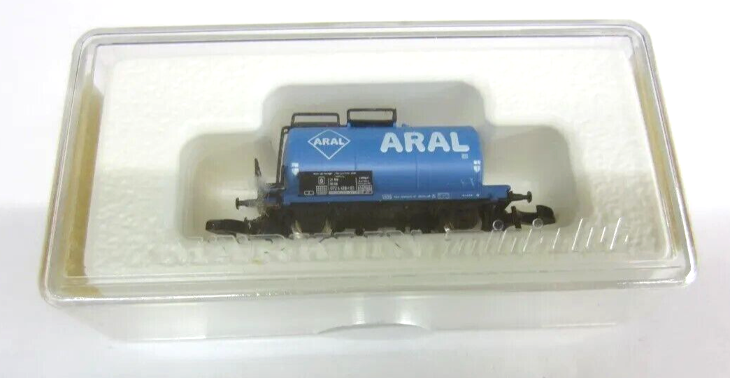 Z Scale Marklin Mini-Club 8613 ARAL Tank Car DB (light blue) | eBay