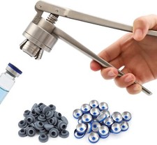 20mm Flip Vial Crimper Stainless Steel Manual Bottle Cap Crimping Tool