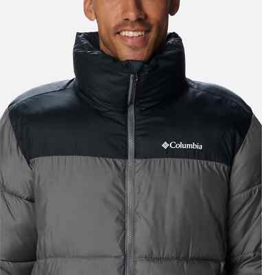 Columbia Puffer Daunen Jacke (grau/schwarz)