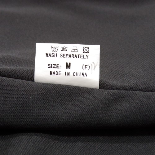 Camiseta sin mangas recortada negra para mujer talla mediana cremallera lateral elástica elegante club fiesta - Imagen 7 de 14
