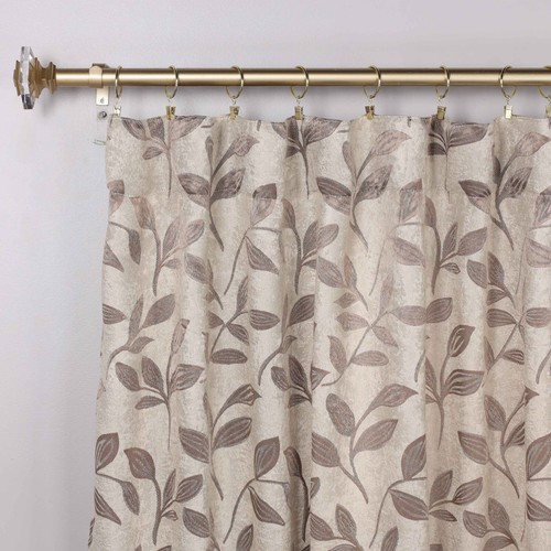 Leaves Washable Room Darkening 52" Back Tabs Blackout Curtains, Set of 2 - Picture 58 of 156
