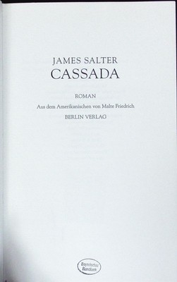 Cassada. Roman. Salter, James: