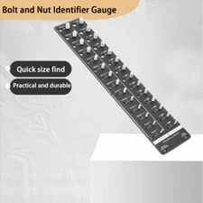 Nut and Bolt Thread Checker Standard&Metric Bolt Nut Identifier Gauge 28 Thread