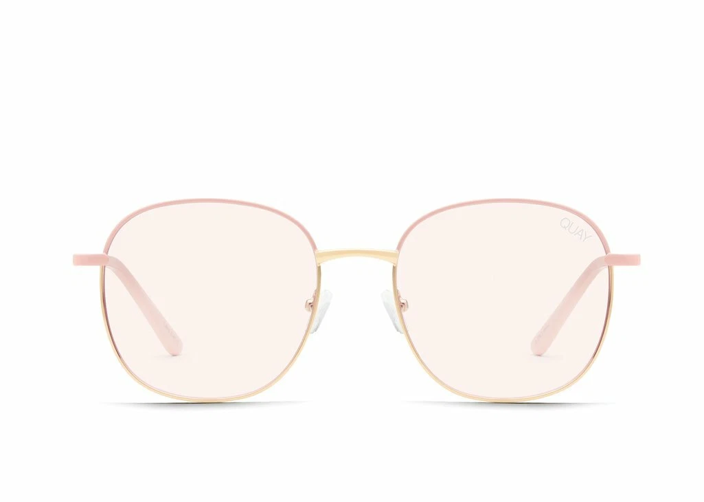 Quay Australia Pink Jezabell 58mm Blue Light Filtering Glasses