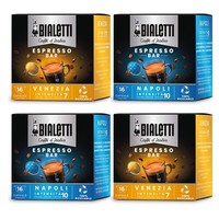 64 Capsule Bialetti Caffè D'italia Mokespresso Miste Napoli E Venezia