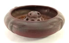 = 1930's Van Briggle American Art Studio Pottery Console Bowl w. Flower Frog