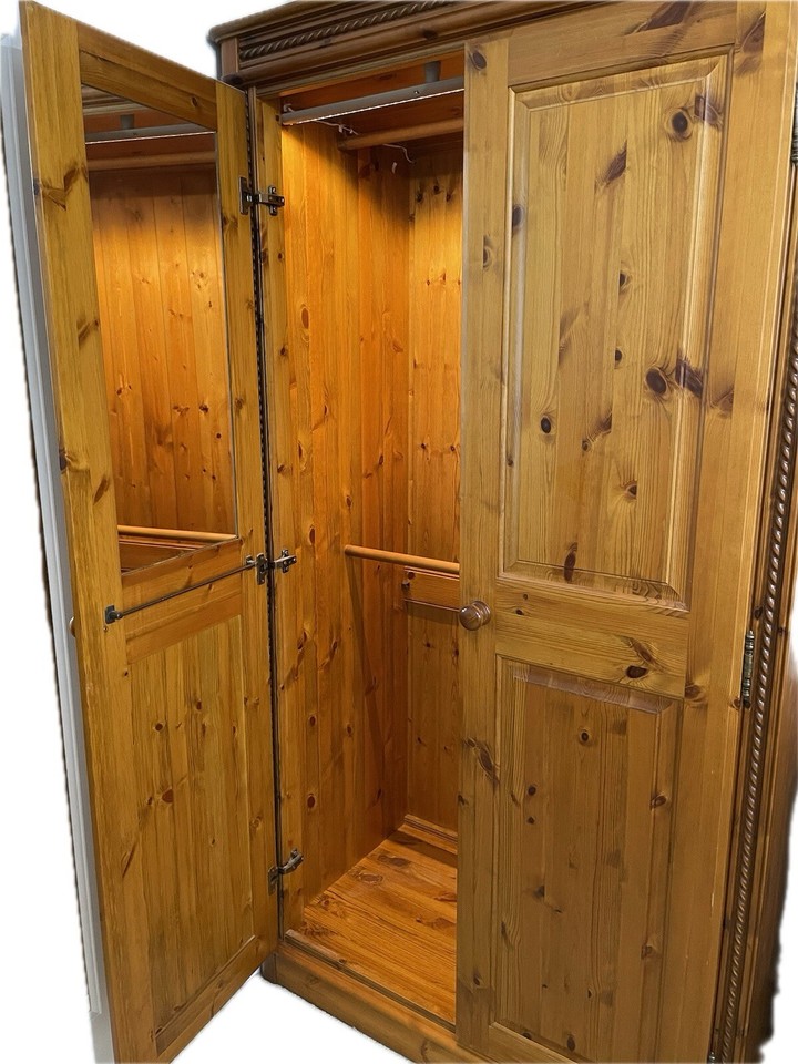 Solid Pine Bedroom Furniture Set eBay